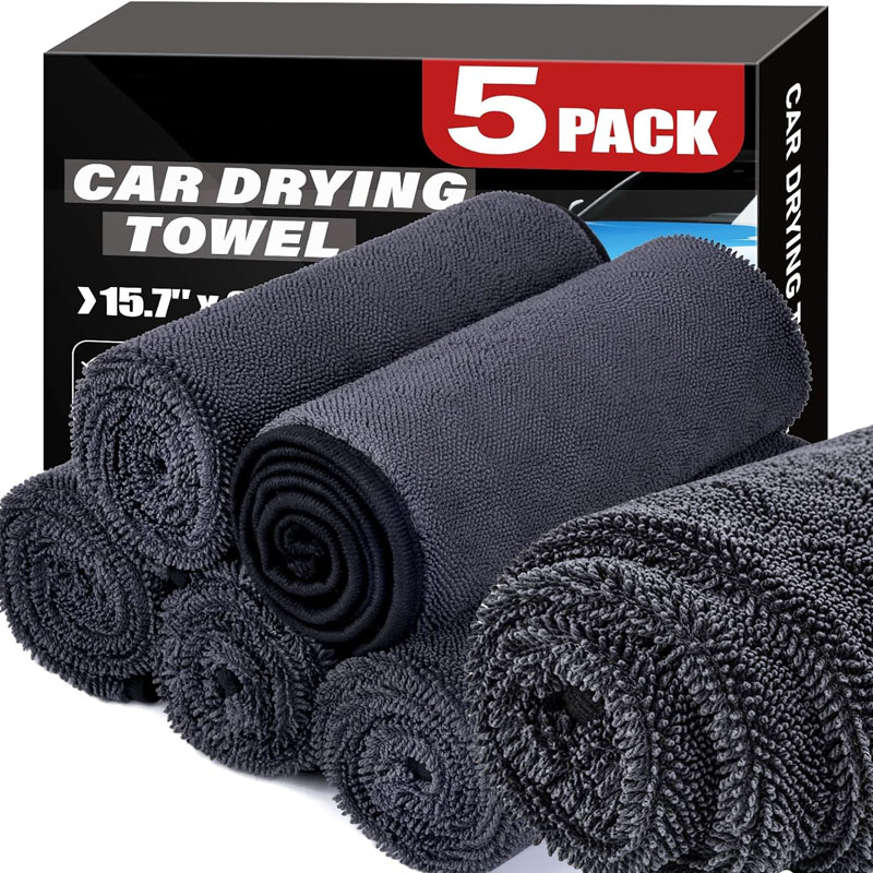 Microfiber Towel Detailing - 1/5 szt. Wytrzymały ręcznik samochodowy 1200GSM