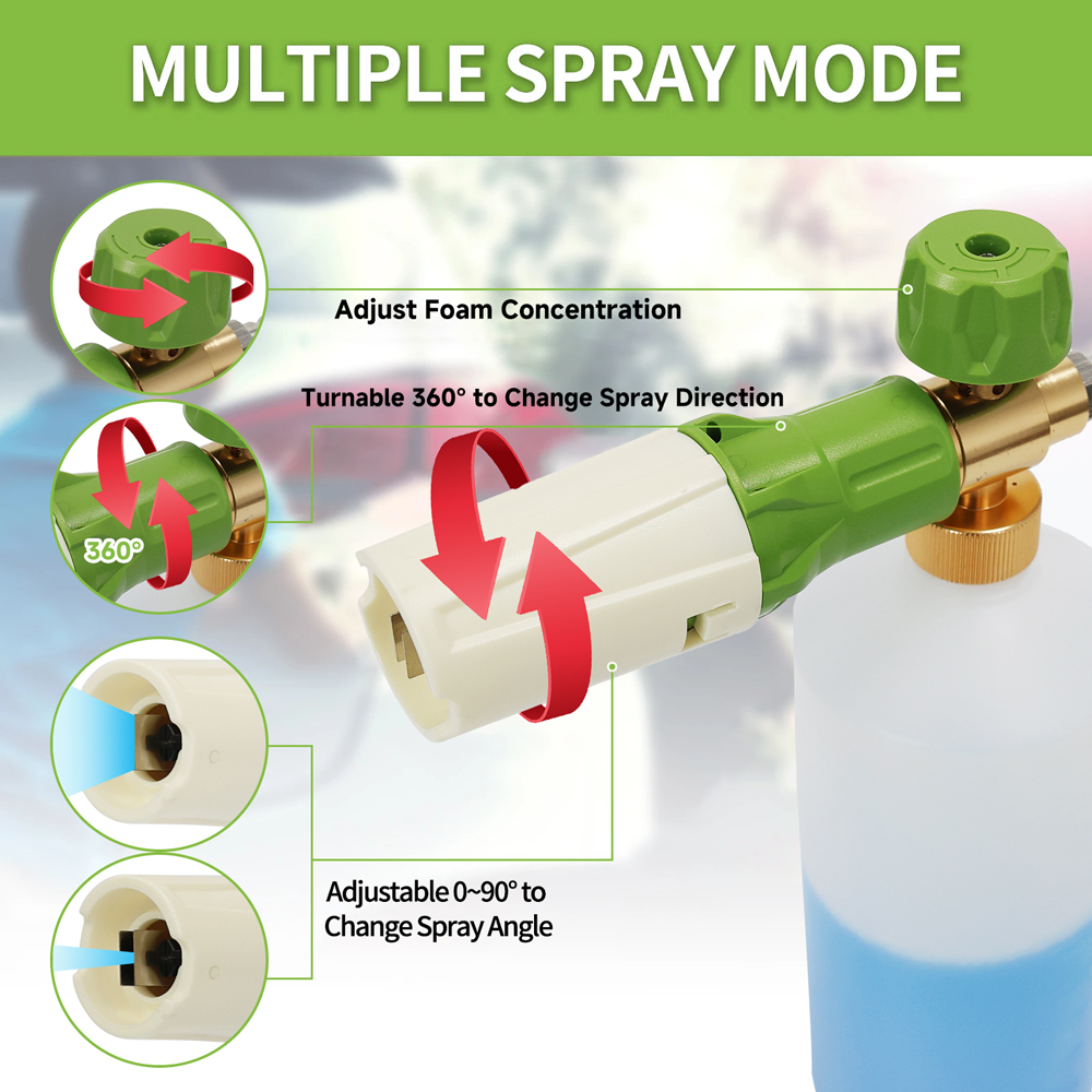 Pistolet do piany aluminiowej  – Pressure Washer Foam Gun recenzja i cena